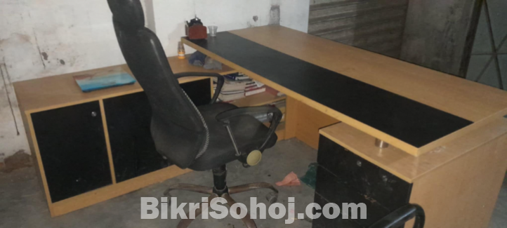 office chair and table